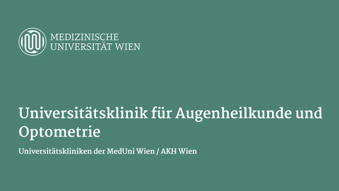 Image of the official name and logo of MedUni Vienna