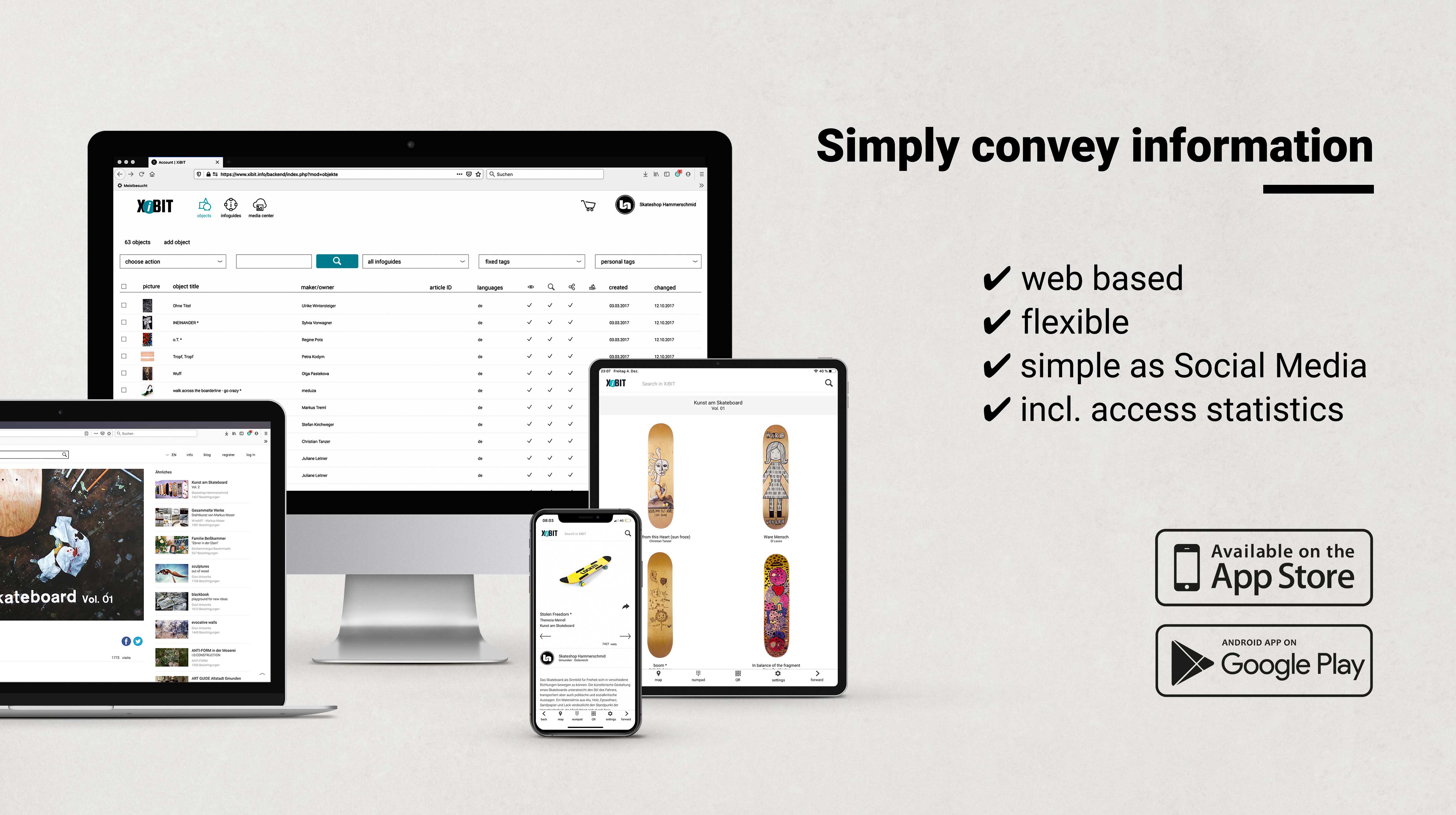 Image simply convey information